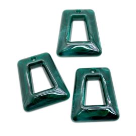 Pingente de Resina Mesclada / 60x51mm - (unidade)