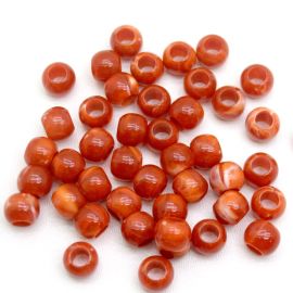 Conta Plástica Mesclada / 12mm - Barril Furo Largo (10 gramas)