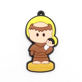 Pingente Emborrachado / Santo Antônio 53x27mm (Unidade)