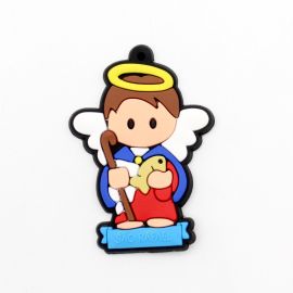 Pingente Emborrachado / São Rafael 54x34mm (Unidade)