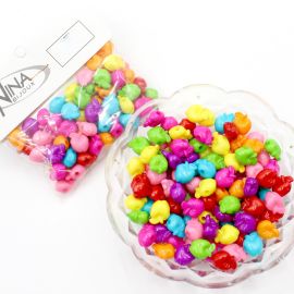 Mix Multicolorido Leitoso / 11x12mm - Maçã (20 gramas)