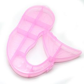 Caixa Organizadora em Plastico com 10 Divisórias / 18X15cm - Sereia (Unidade)-Rosa