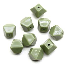 Conta Plástica Leitosa / 19x19mm - (14 gramas)