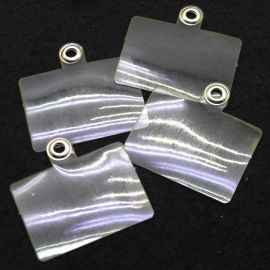 Suporte de Plástico para Celular Transparente / 5,5x6cm - (unidade)-Níquel