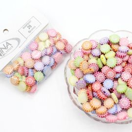 Mix Multicolorido / 12mm - Sol - Cara Feliz (20 gramas)