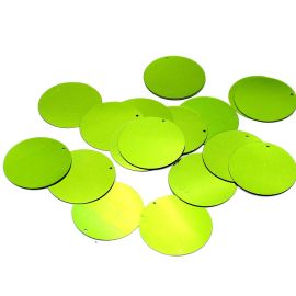 Pingente Max Paetê / 40mm - Redondo - Liso (10 gramas)