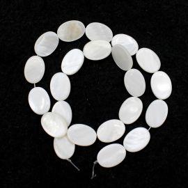 Madrepérola / 18x12mm - Pastilha Oval (1 FIO)