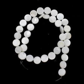 Madrepérola / 11mm - Pastilha Redonda (1 FIO)