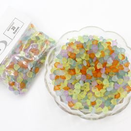 Mix Multicolorido / 6mm - Fosco - Coraçãozinho (20 gramas)