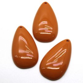Placa de Resina Leitosa / 68x38mm - Gota (unidade)