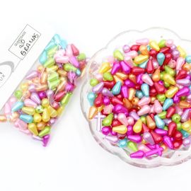 Mix Multicolorido / 6x10mm - Gota - Perolada (20 gramas)