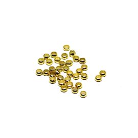 Fixador de Metal 2mm / (1gr = Aproximadamente 40 Unidades)-Dourado