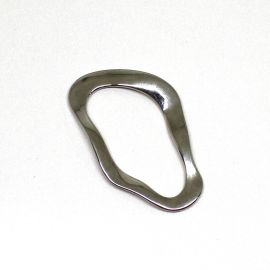 Entremeio Orgânico de Metal / 78x45mm (unidade)-Níquel