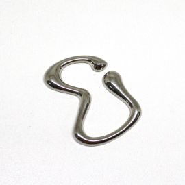 Entremeio Orgânico de Metal / 62X46mm (unidade)-Níquel