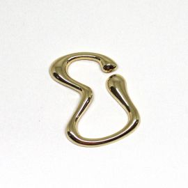 Entremeio Orgânico de Metal / 62X46mm (unidade)-Dourado