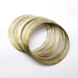 Mola de Ferro para Gargantilha / 11,5cm -  (10 Gramas)-Dourado