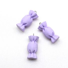 Pingente de Resina / 29x13mm - Bom Bom (unidade)