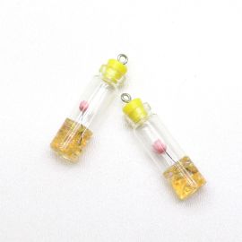 Pingente Mini Garrafa / 39x11mm