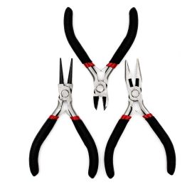 Kit de Alicates para Bijuterias (COMPOSTO POR 3 ALICATES)