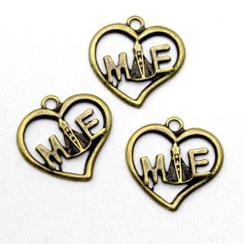 Medalha de Metal / 26mm - Mãe N. Sra Aparecida (Unidade) - Ouro Velho