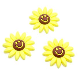 Aplique Emborrachado 33mm / Girassol - Tema Junino (Unidade)