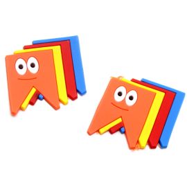 Aplique Emborrachado 37mm / Bandeirinha - Tema Junino (Unidade)