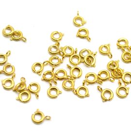 Fecho Boia / 6mm (unidade)-Dourado