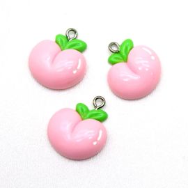 Pingente de Resina / 21x19mm - Maçã (Unidade)