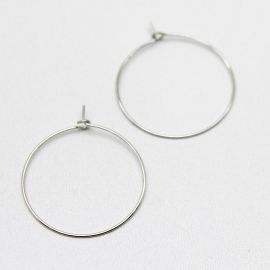 Base Argola / para Brinco - 30mm (1 Par)