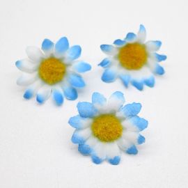 Flor Artificial / 37mm - Margarida Azul (unidade)