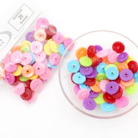 Mix Multicolorido Leitoso / 12mm - Disco (20 gramas)