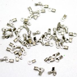 Garra de Alumínio / 2mm (Dourado: Pacote com 50 Unid. / Demais Banhos: Pacote com 100 Und.)