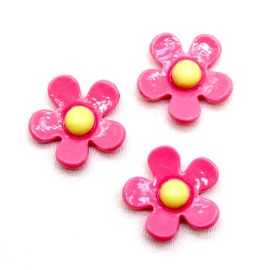 Aplique de Resina / 22mm - Flor Margarida (unidade)