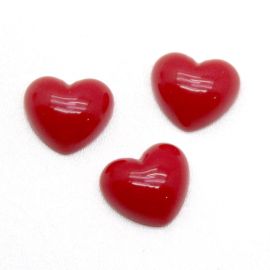 Aplique de Resina / 25x17mm - Coração (unidade)