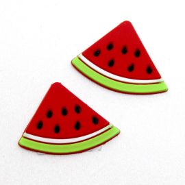 Aplique Emborrachado / 25x34mm - Melancia (unidade)
