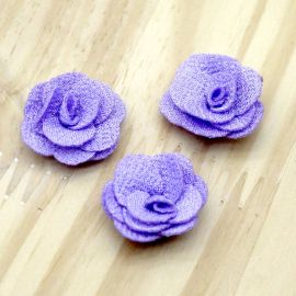 Flor de Tecido / 29mm - Rosa ( Unidade)