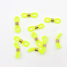 Suporte Para Óculos / Liga com Acabamento Dourado : Tamanho 2cm - (5 Pares)