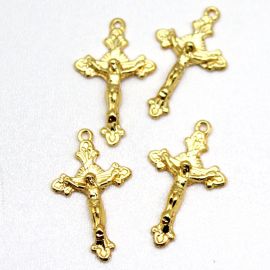 Crucifixo de Metal / 31x18mm - Cristo (Unidade)