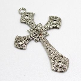 Crucifixo de Metal / Terço para Noiva - 80x53mm (Unidade)