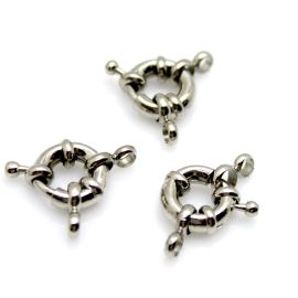 Fecho de Metal / 11mm - Boia (unidade)-Níquel