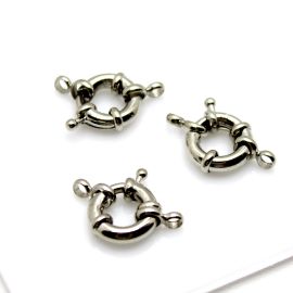 Fecho de Metal / 13mm - Boia (unidade)-Níquel