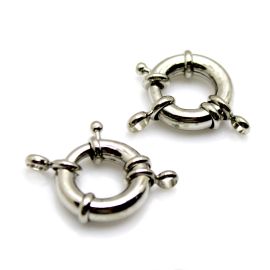 Fecho de Metal / 19mm - Boia (unidade)-Níquel