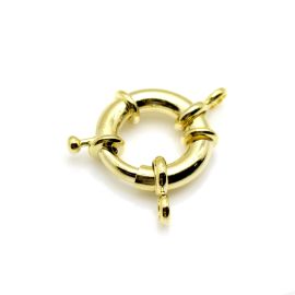 Fecho de Metal / 23mm - Boia (unidade)-Dourado