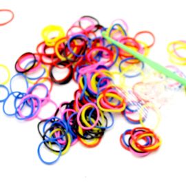 Elástico Liguinha Colorida / Para Pulseira Rainbow e Cabelo