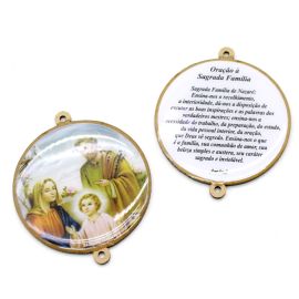 Entremeio em MDF Resinado / 65mm - Sagrada Família (Unidade)