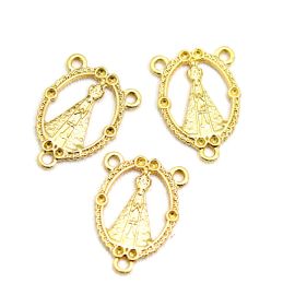 Salve Rainha de Metal / 23x17mm - N. Sra Aparecida (Unidade)