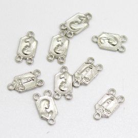 Salve Rainha de Metal / 16x8mm - N. Senhora de Fátima (Unidade)