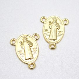 Salve Rainha de Metal / 25x20mm - São Bento (Unidade)