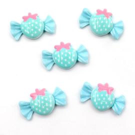 Aplique de Resina / 27x16mm - Bombom (Unidade)