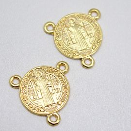 Salve Rainha de Metal / 23x19mm - São Bento (Unidade)